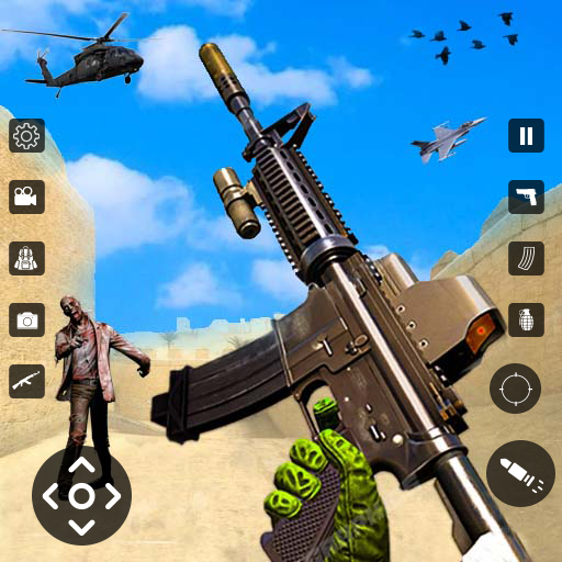Zombie Hunter Shooting Game - Gameplay image of android game