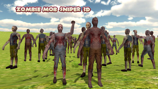 Zombie Mob Sniper 3D - Gameplay image of android game
