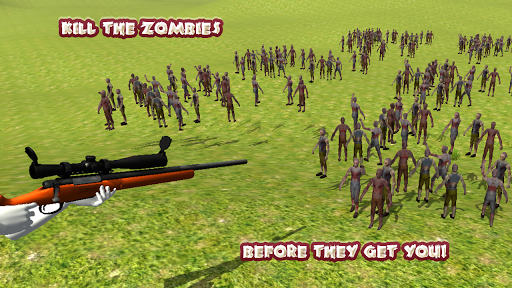 Zombie Mob Sniper 3D - Gameplay image of android game