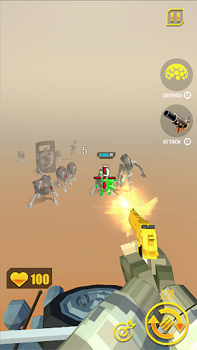 zombie shooter: shooting games - Gameplay image of android game