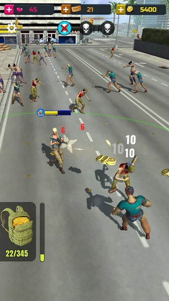 Zombie Survival Apocalypse - Gameplay image of android game