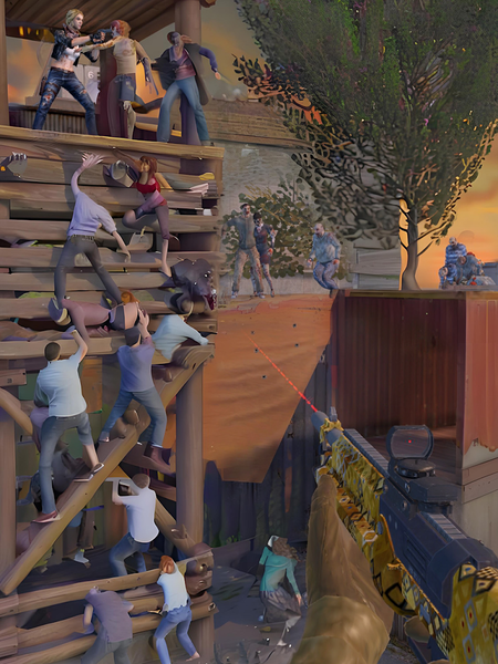 Zombie Survivor Fire - عکس بازی موبایلی اندروید