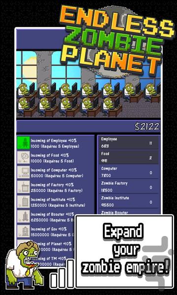 Endless Zombie Planet - Gameplay image of android game
