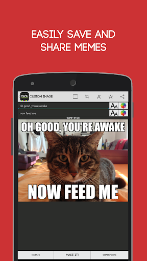 Meme Generator (old design) - Image screenshot of android app