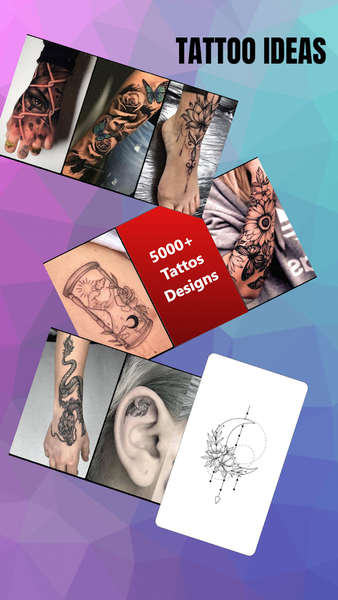Tattoo design ideas - Image screenshot of android app