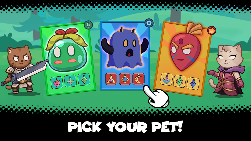 Idle Cat Battle - Gameplay image of android game