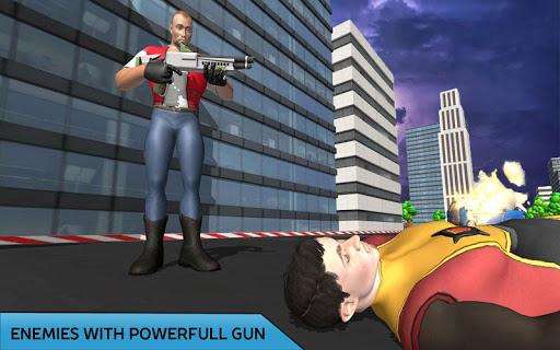 Flying Future Hero Game: Superhero Future Fighter - Gameplay image of android game
