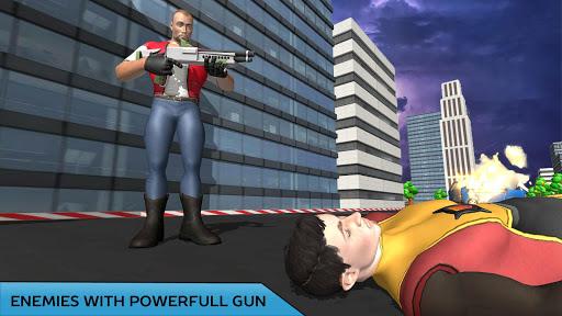 Flying Future Hero Game: Superhero Future Fighter - Gameplay image of android game