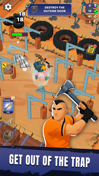 Zone X: Wasteland Survival RPG - Gameplay image of android game