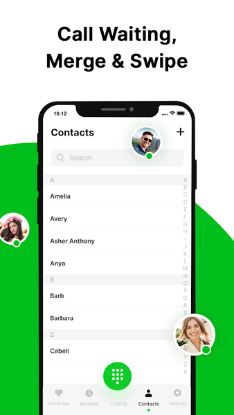 Contacts - عکس برنامه موبایلی اندروید
