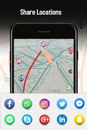 Route Finder Navigation and Location Sharing - Image screenshot of android app