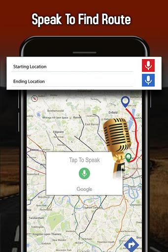 Route Finder Navigation and Location Sharing - Image screenshot of android app