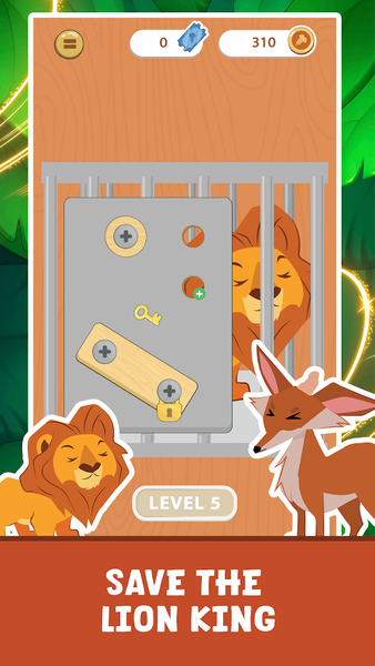 Zoo Nuts - Bolt Adventure - Gameplay image of android game