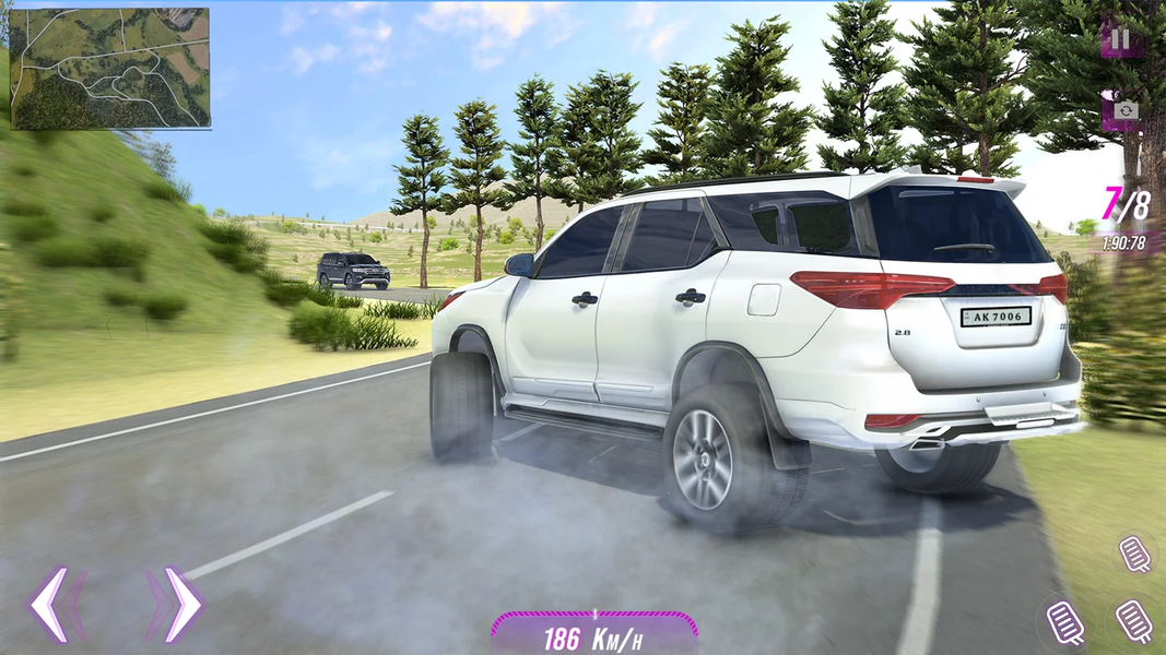 Offroad Parking Prado Car Game - Gameplay image of android game