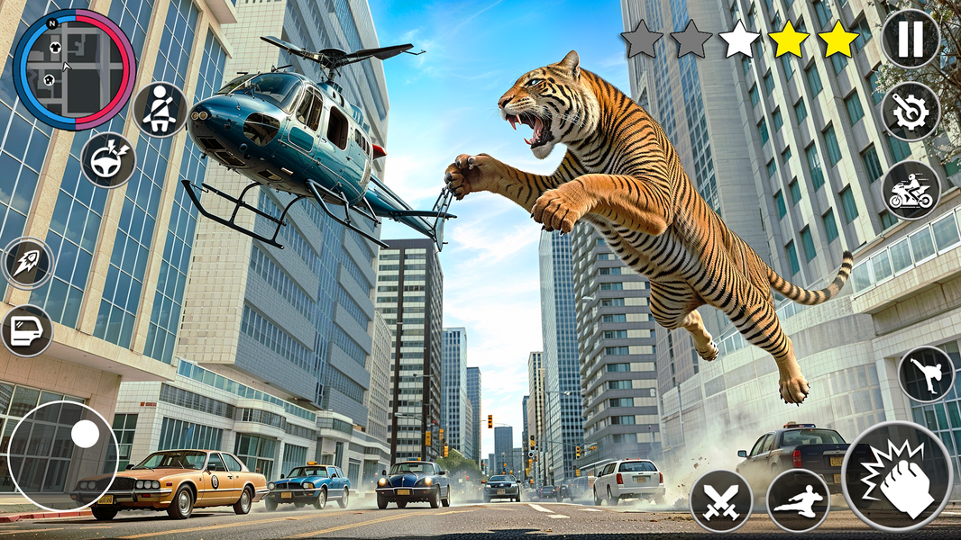 The Tiger Fun simulator Game - Gameplay image of android game