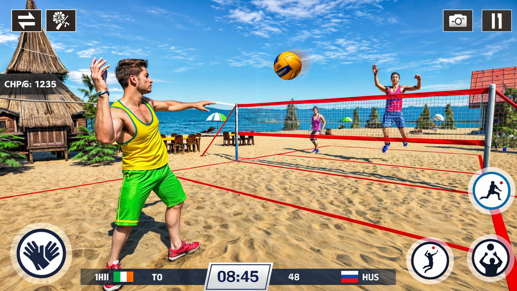 Volleyball Game 3D Sports Game - عکس بازی موبایلی اندروید