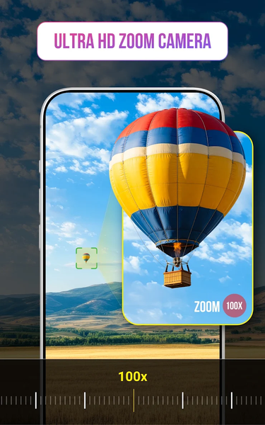 Camera HD: Ultra Zoom - عکس برنامه موبایلی اندروید