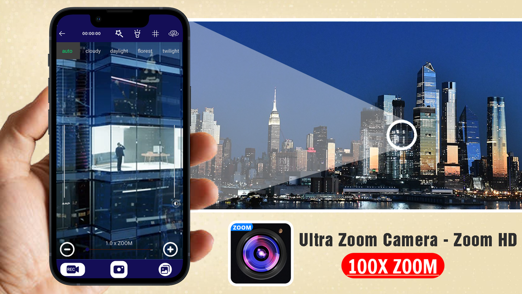Ultra Zoom Camera - Zoom HD - عکس برنامه موبایلی اندروید