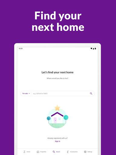 Zoopla home property search UK - عکس برنامه موبایلی اندروید