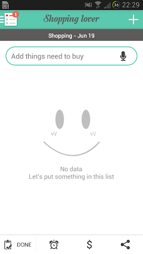 Shopping Lover - Shopping List & Grocery List Free - Image screenshot of android app