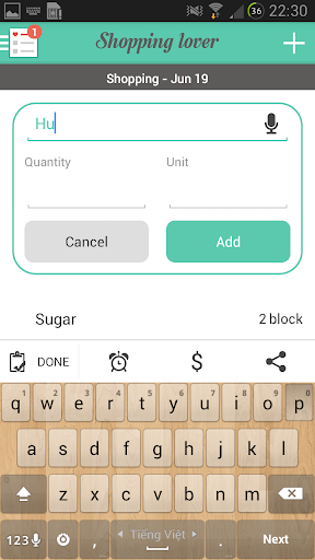 Shopping Lover - Shopping List & Grocery List Free - عکس برنامه موبایلی اندروید