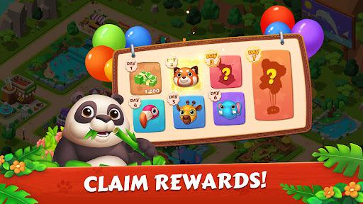 Zoo Tile - Match Puzzle Game - Gameplay image of android game