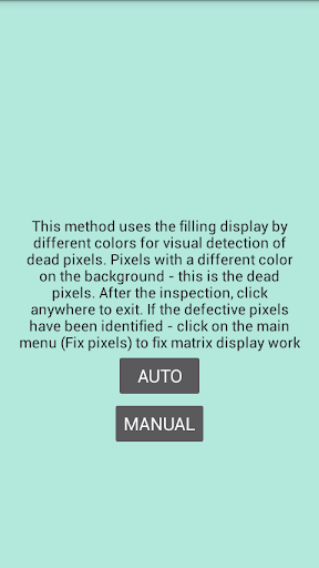 Dead Pixels Test and Fix - Image screenshot of android app