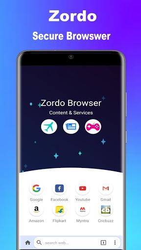 Private Browser, VPN- Zordo - عکس برنامه موبایلی اندروید
