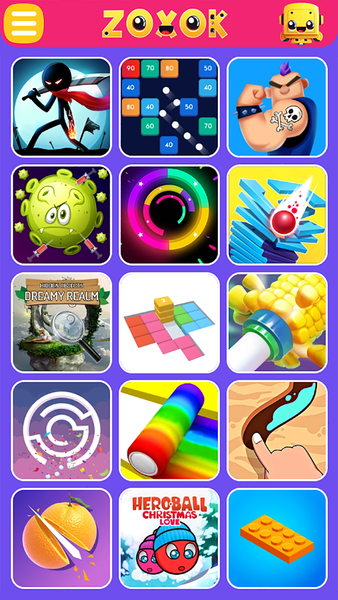 ۱۰۰۰+ Games with ZOXOK - عکس بازی موبایلی اندروید