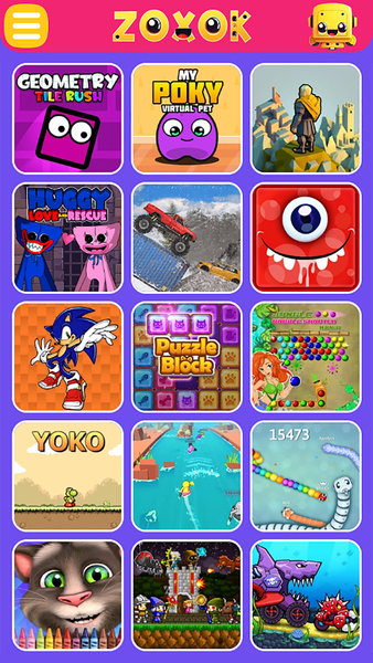 150 Games with ZOXOK - Gameplay image of android game