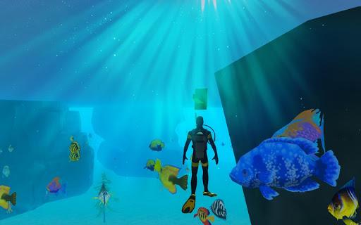 Scuba Diving Swimming Simulator Treasure Hunting - عکس بازی موبایلی اندروید