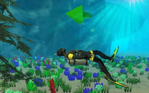 Scuba Diving Swimming Simulator Treasure Hunting - عکس بازی موبایلی اندروید