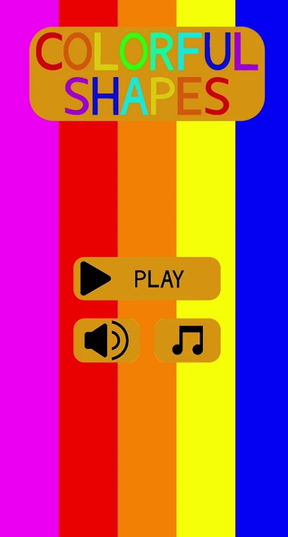 Colorful Shapes - Gameplay image of android game