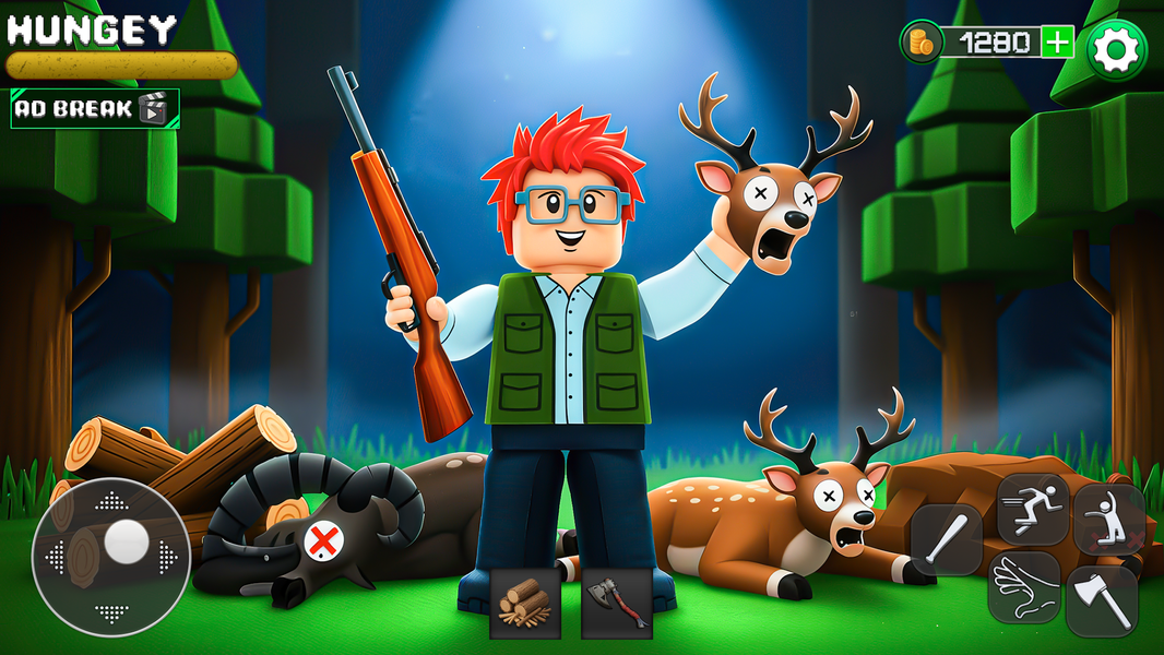 ۹۷ nights survival in jungle - عکس بازی موبایلی اندروید