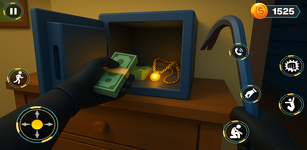 Robbery Simulator Heist House - Gameplay image of android game