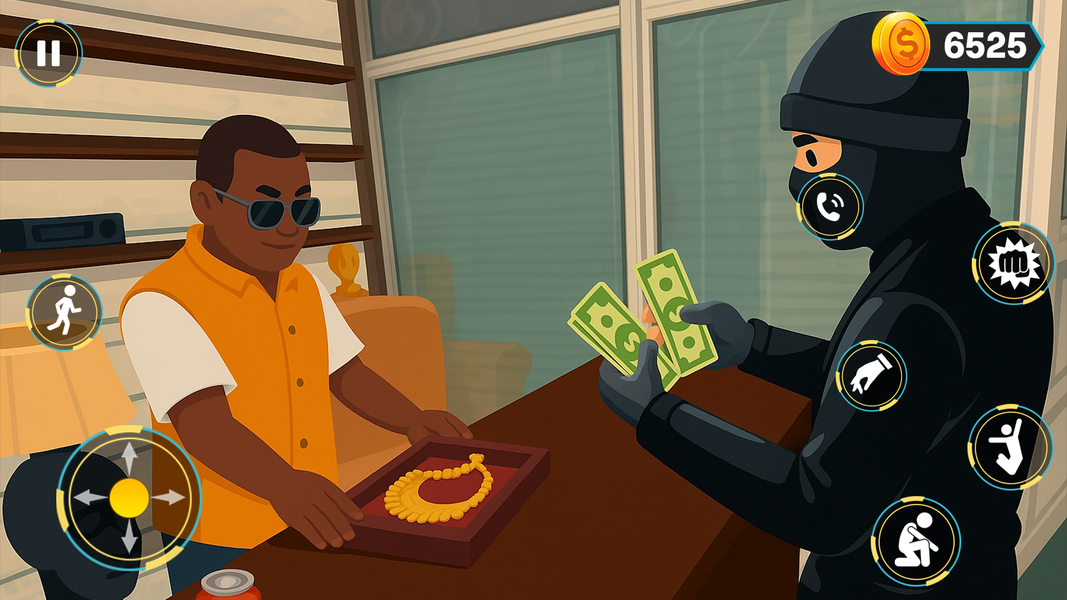 Robbery Simulator Heist House - Gameplay image of android game
