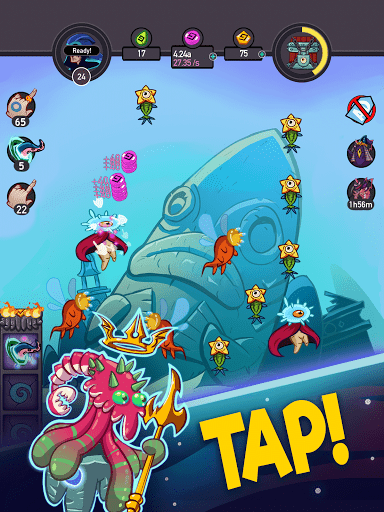 Tap Temple: Monster Clicker - عکس بازی موبایلی اندروید