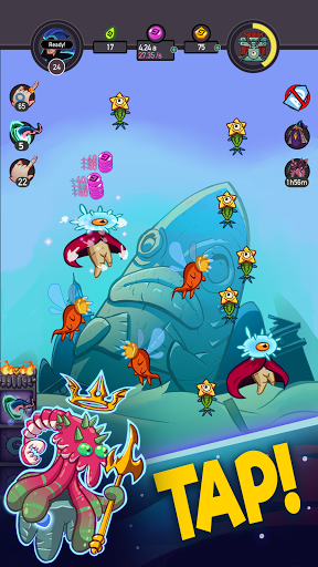 Tap Temple: Monster Clicker - عکس بازی موبایلی اندروید