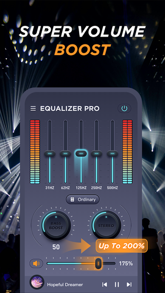 Equalizer Pro - عکس برنامه موبایلی اندروید