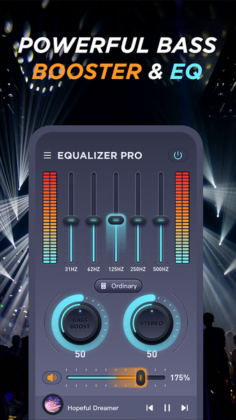 Equalizer Pro - عکس برنامه موبایلی اندروید