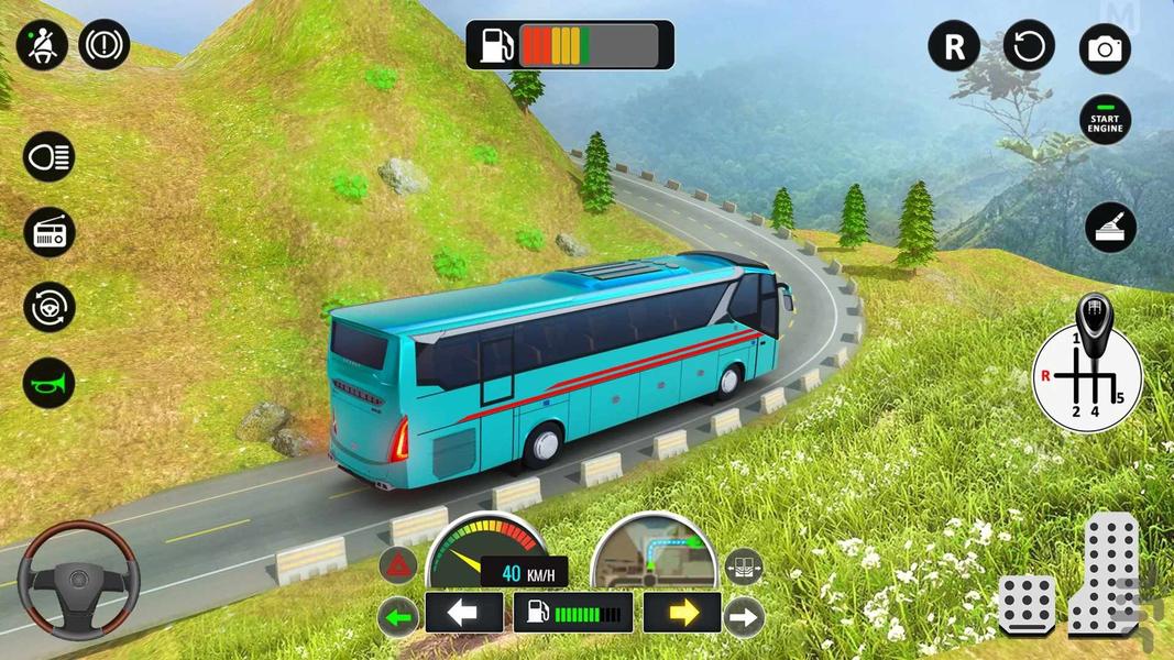 بازی ماشین اتوبوس : بازی جدید - Gameplay image of android game