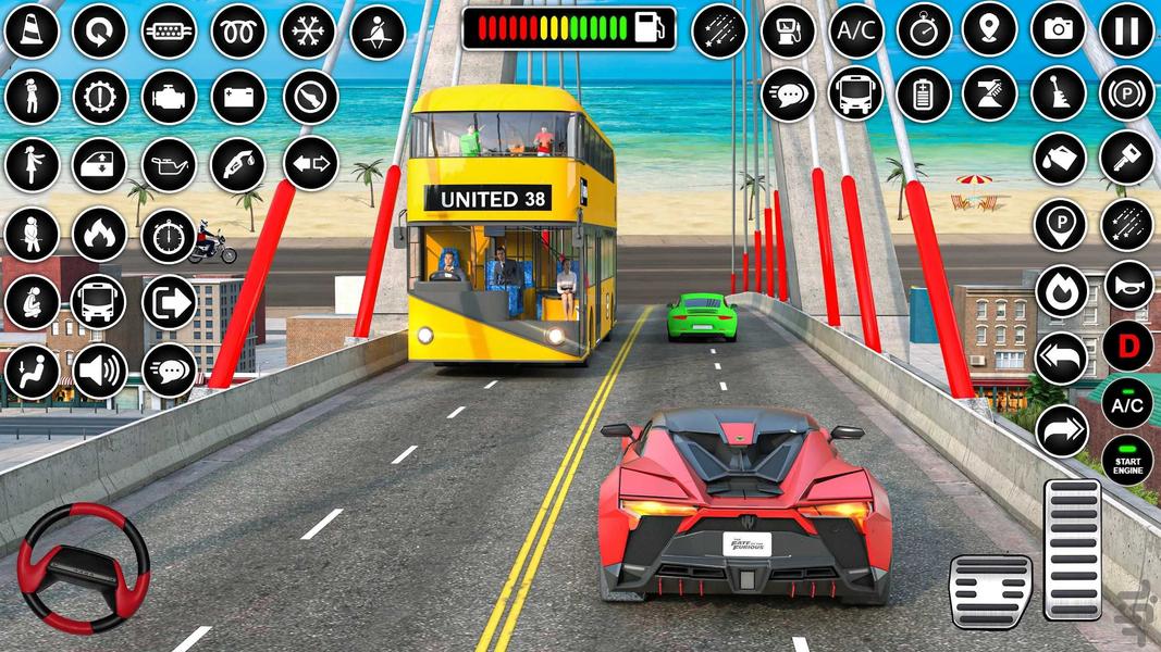 بازی ماشین راننده اتوبوس - عکس بازی موبایلی اندروید