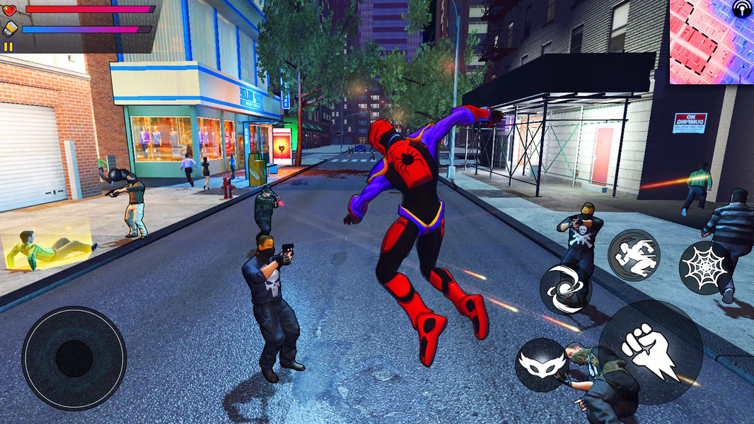 Spider Hero:Super City Hero - Gameplay image of android game