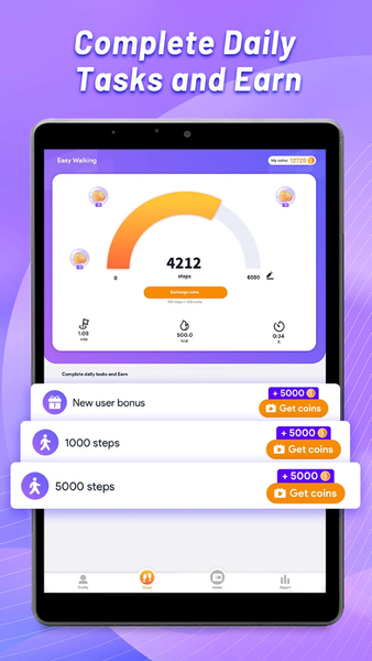 Easy Walking - Step Tracker - Image screenshot of android app