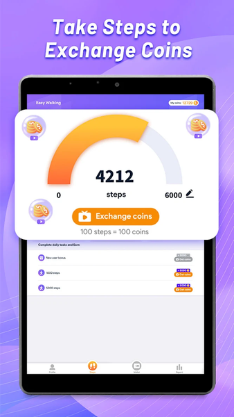 Easy Walking - Step Tracker - Image screenshot of android app