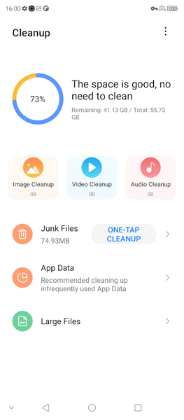 Cleanup - Image screenshot of android app