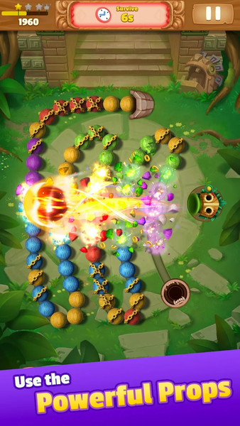 Marble Smash Ancient - Gameplay image of android game