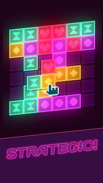GlowGrid 2 - Gameplay image of android game