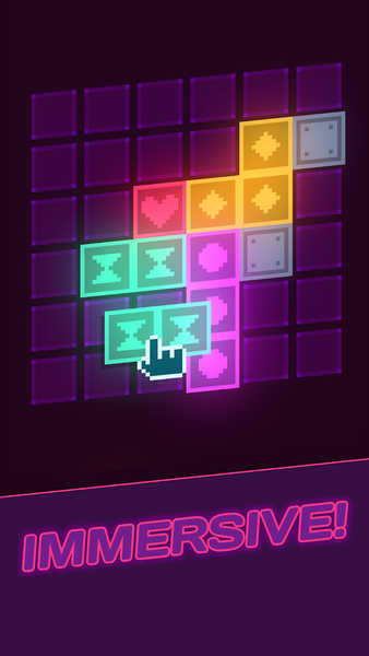 GlowGrid 2 - Gameplay image of android game