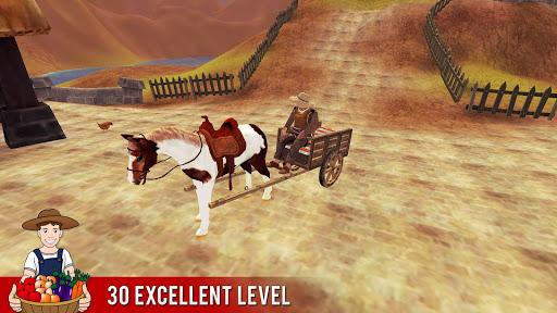 Farm Horse Simulator - Gameplay image of android game